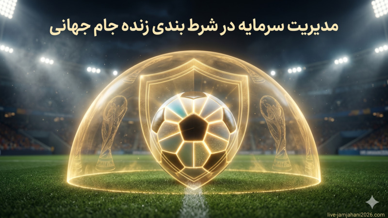 مدیریت سرمایه در شرط بندی زنده جام جهانی