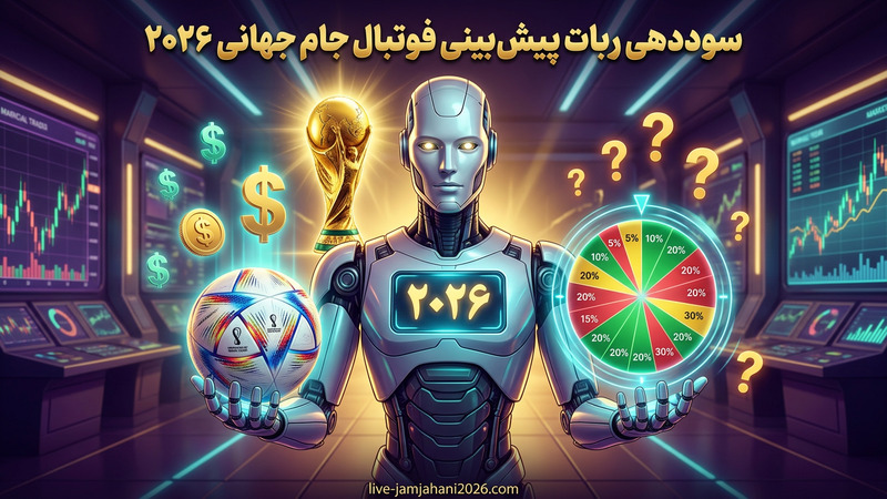 سوددهی ربات پیش بینی فوتبال جام جهانی 2026