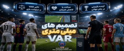 بررسی تصمیم‌ های VAR در فوتبال و تأثیر آن روی نتیجه بازی