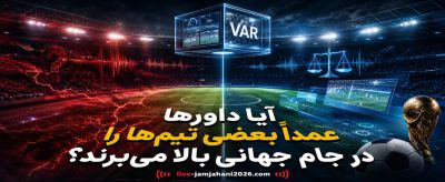 آیا داورها عمداً بعضی تیم‌ ها را در جام جهانی بالا می‌ برند؟