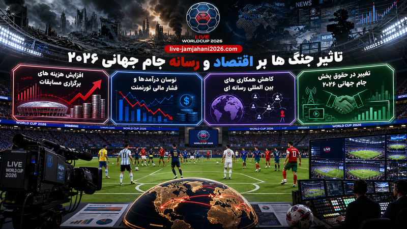 تاثیر جنگ ها بر اقتصاد و رسانه جام جهانی ۲۰۲۶
